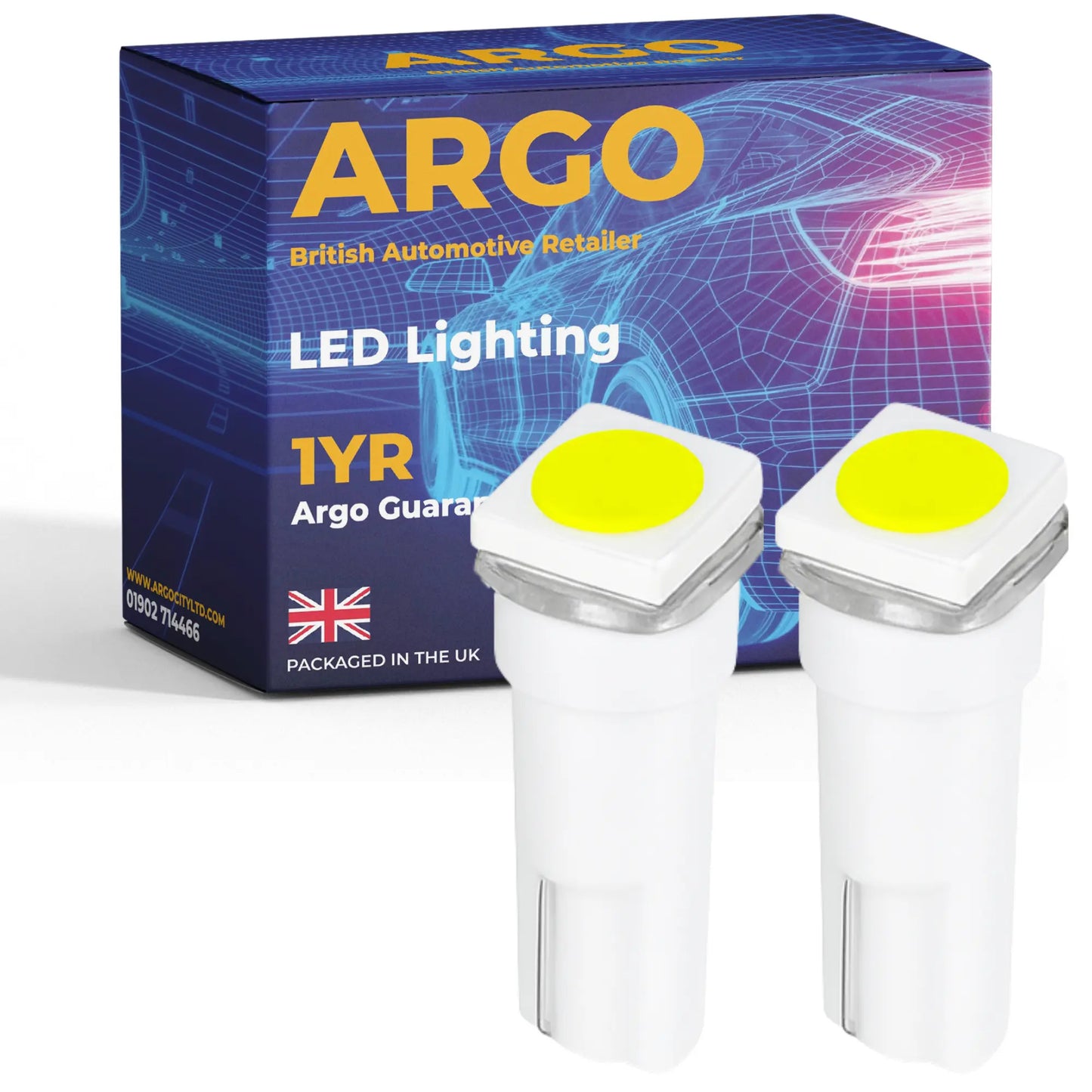 T5 Led Bulb Smd White 12v Argo