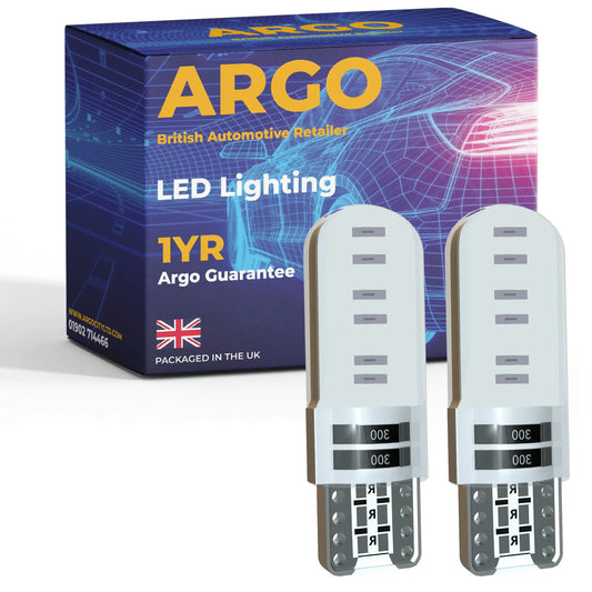 W5W Bulbs LED Silica Canbus Blue 12V Argo