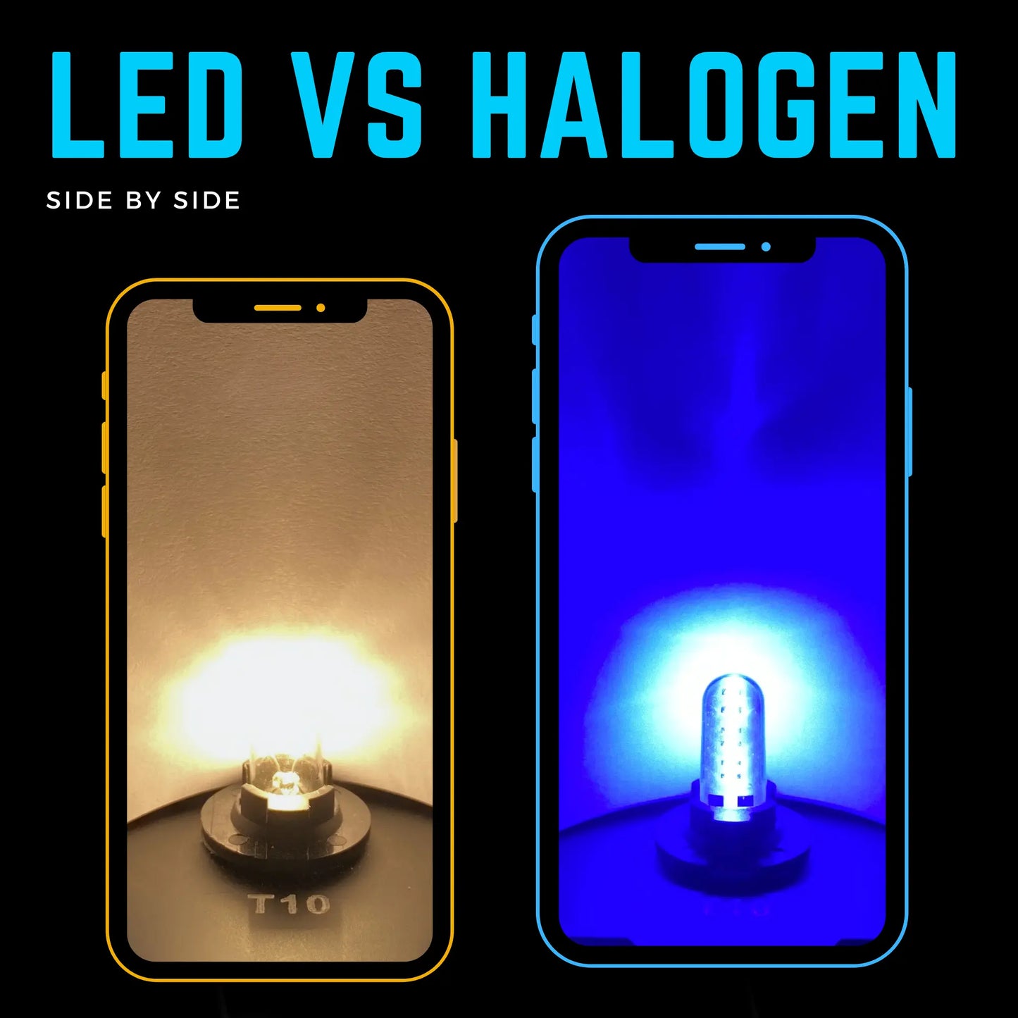 T10 Led vs Halogen  - Argo