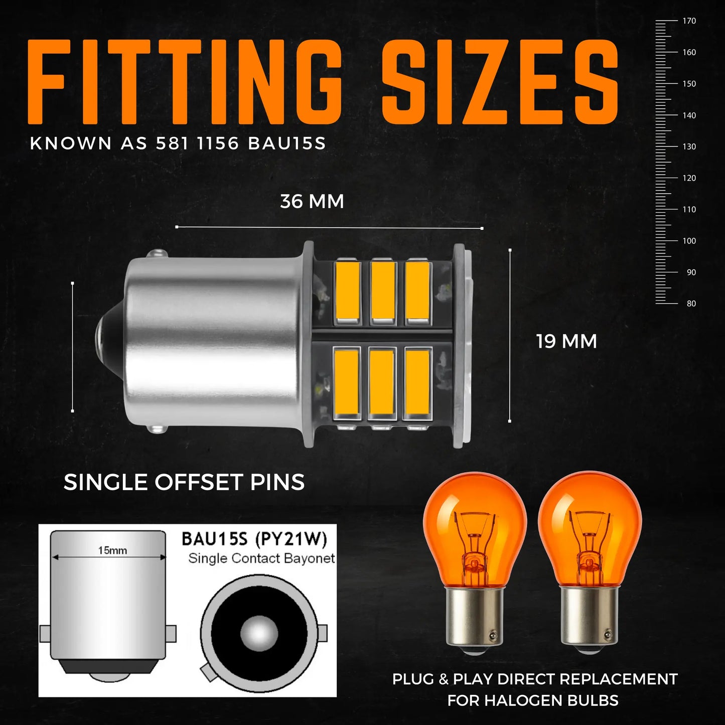 Py21w Bulb Dimensions - Argo
