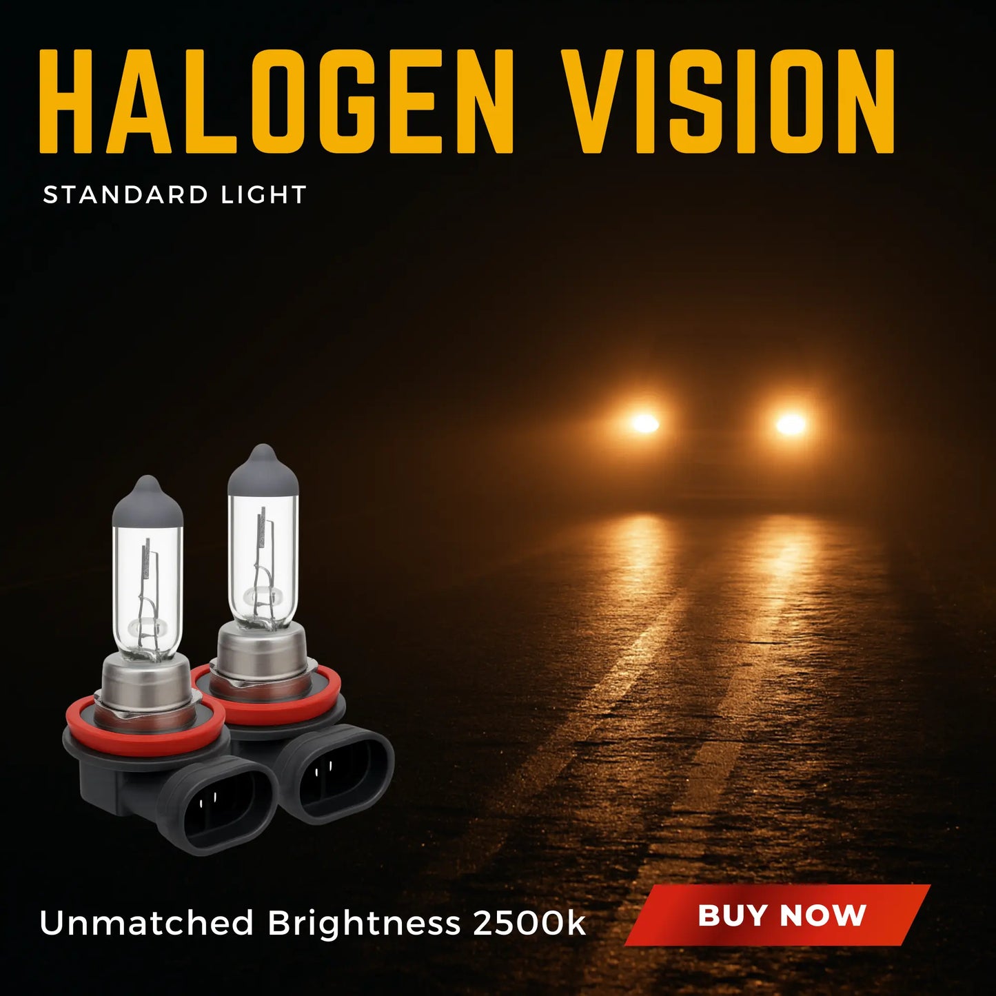 H11 Bulbs Shining In Headlights - Argo