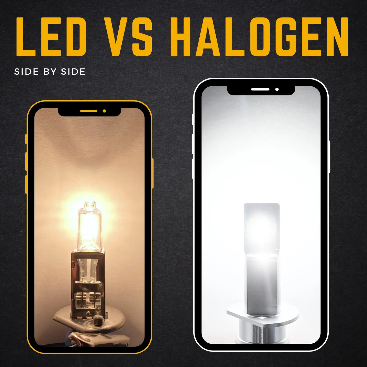 Led 448 Bulb Vs Halogen - Argo