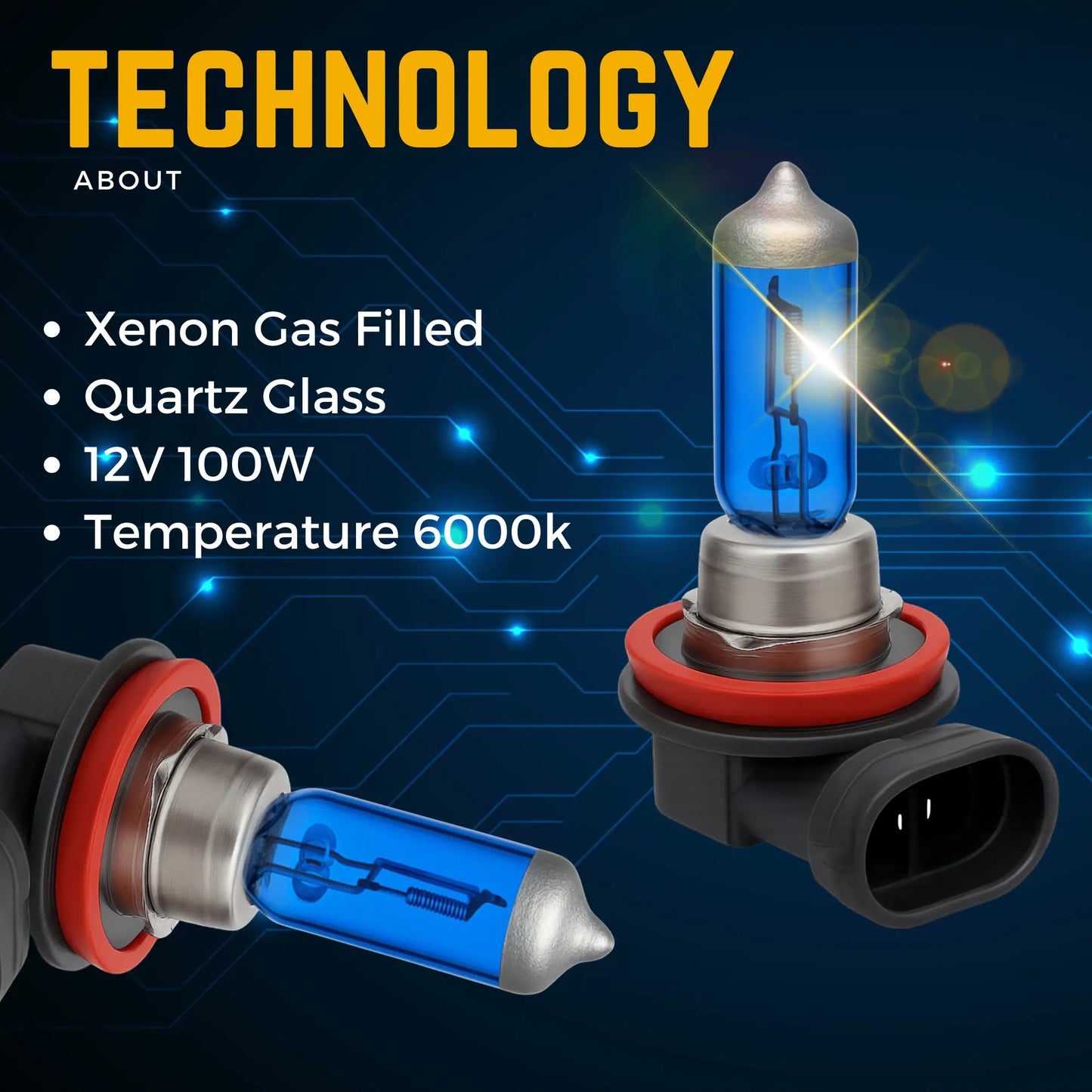 H8 Xenon Gas Filled Technology - Argo
