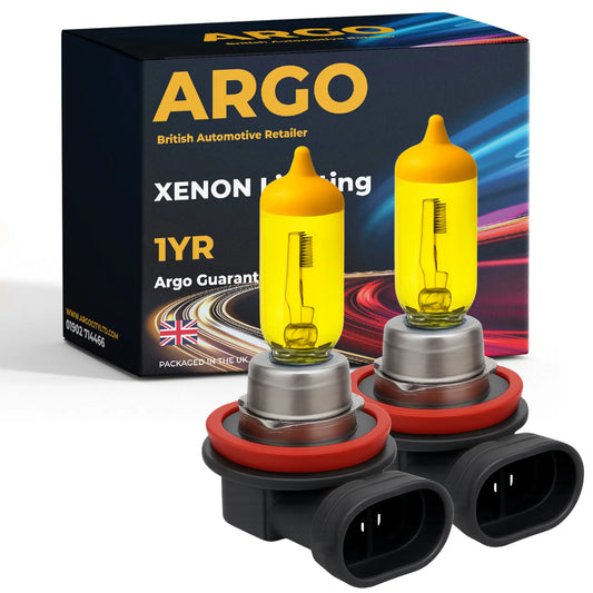 H8 Bulbs 35w Xenon Yellow 12v - Argo