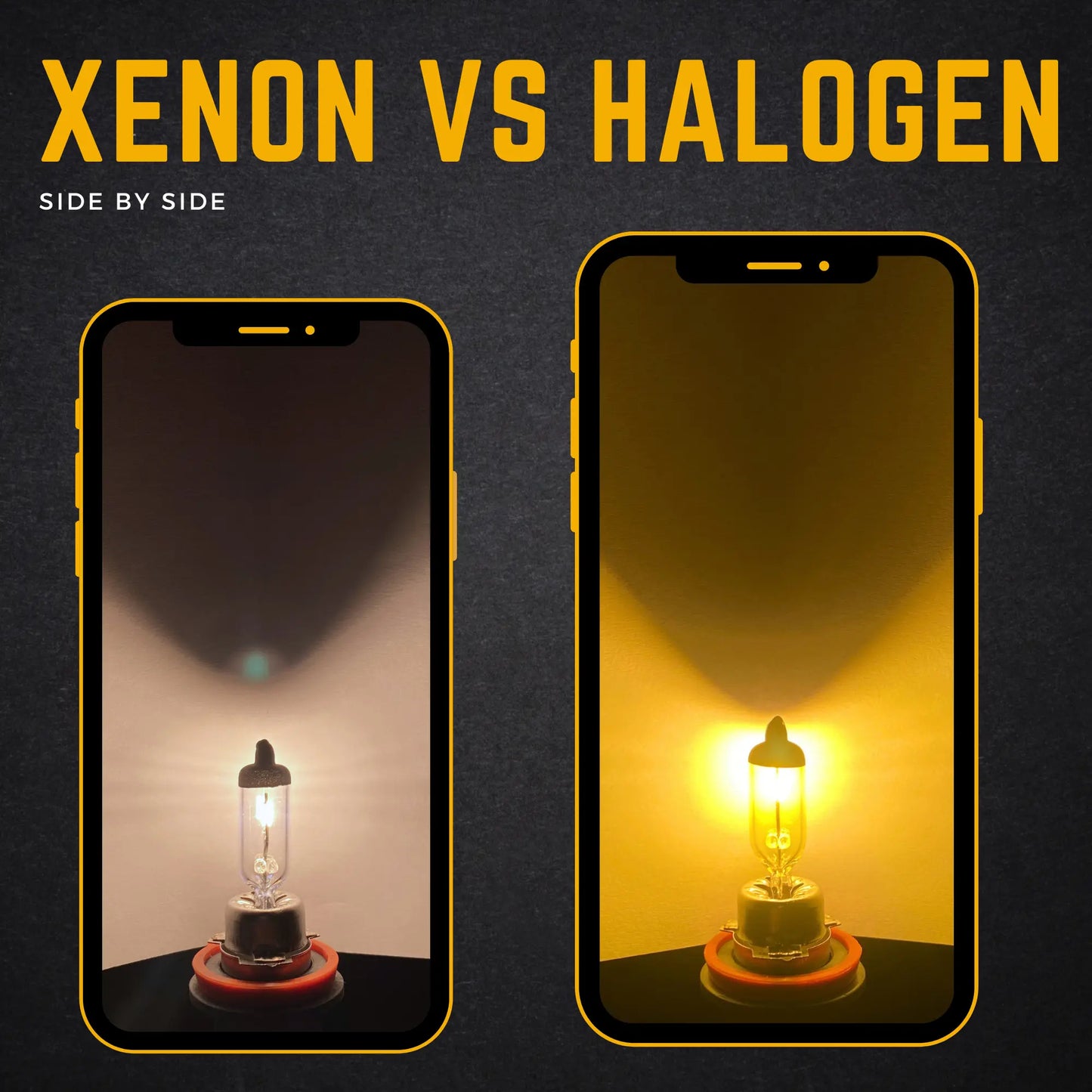 Difference Between Halogen And Xenon H8 Bulbs - Argo