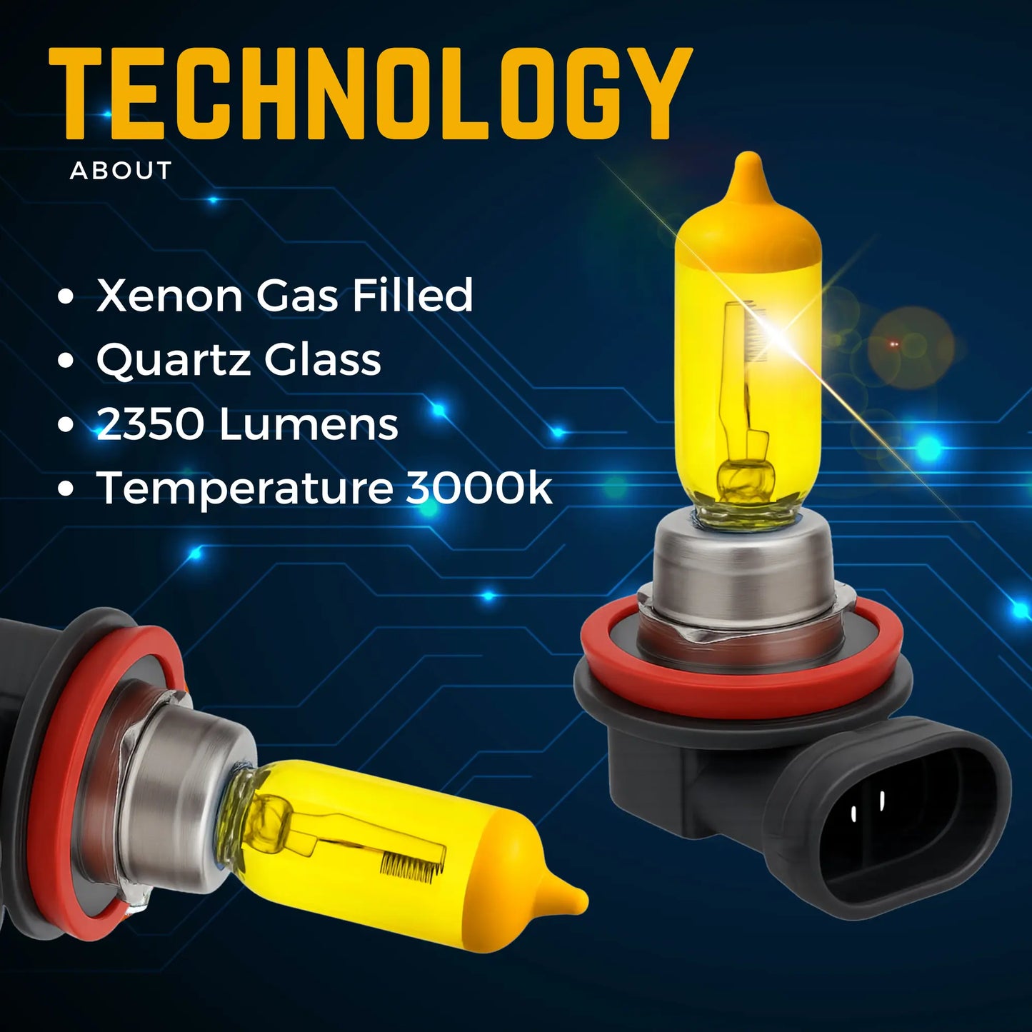 H8 Xenon Gas Filled Technology - Argo