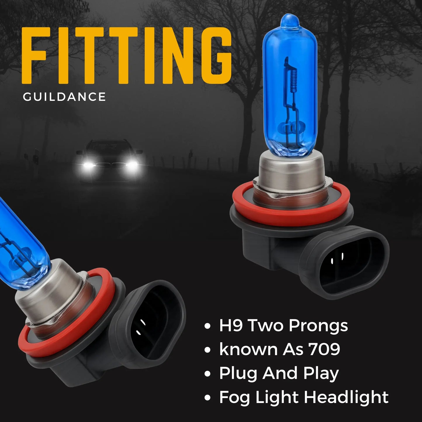 H9 Headlight Bulbs Fitting - Argo
