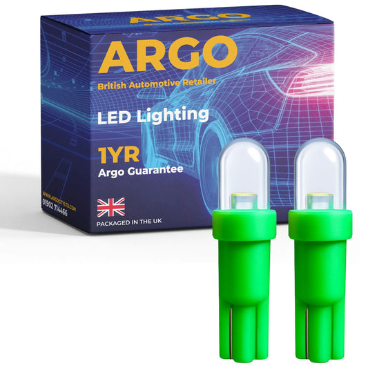 T5 Led Bulb Green 12v Argo