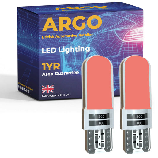 W5W Bulbs LED Silica Canbus Pink 12V Argo