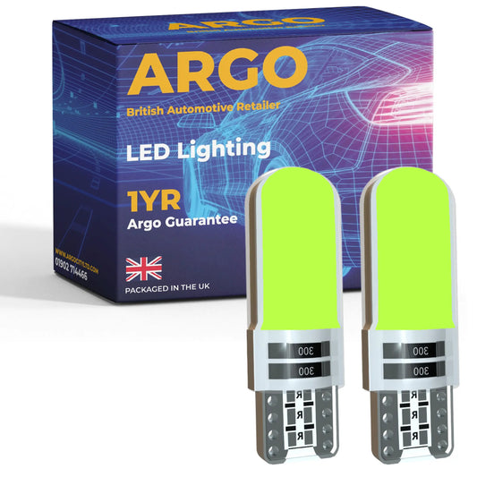 W5W Bulbs LED Silica Canbus Green 12V Argo