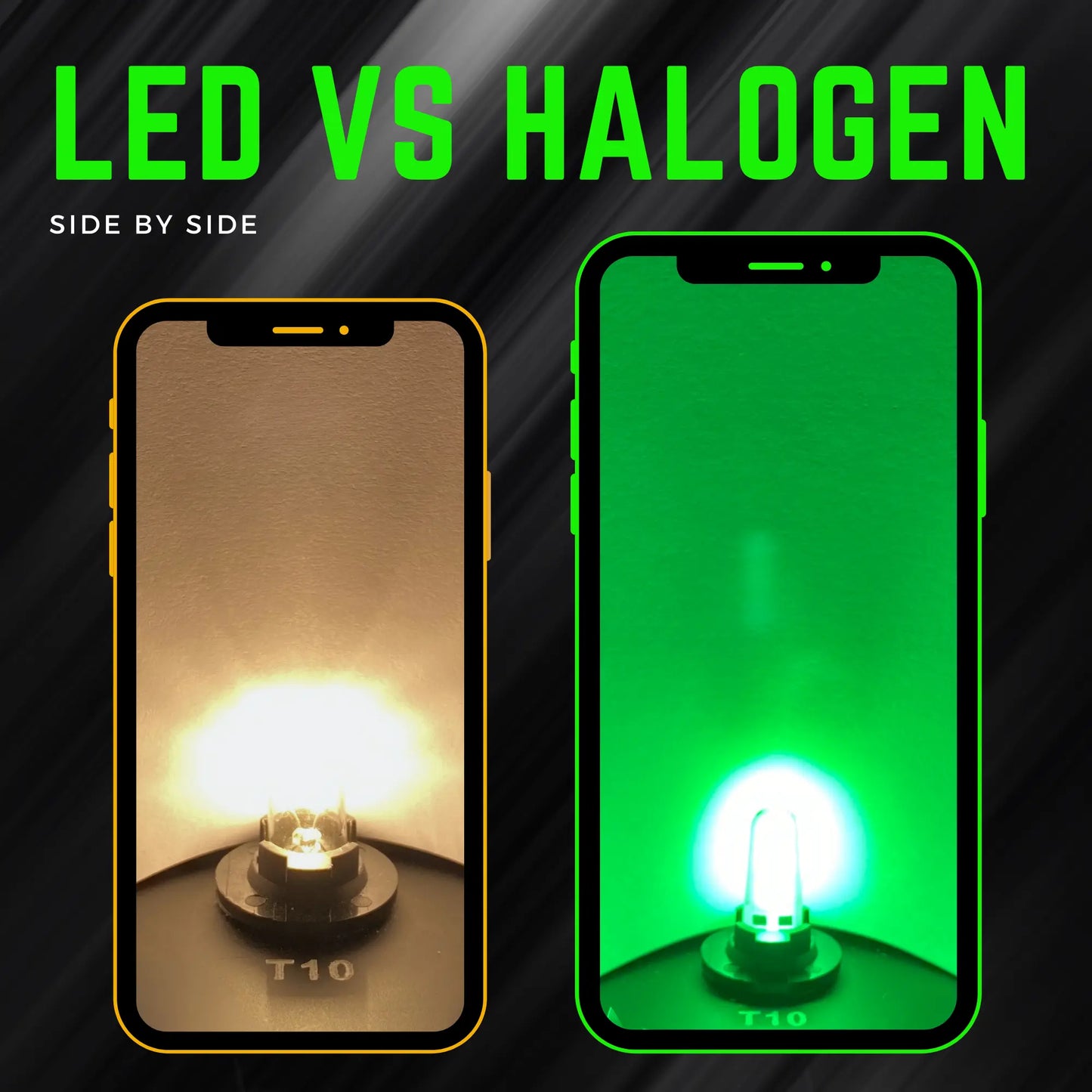 T10 Led vs Halogen  - Argo
