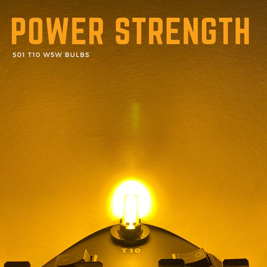 W5W Bulbs LED Silica Canbus Amber 12V