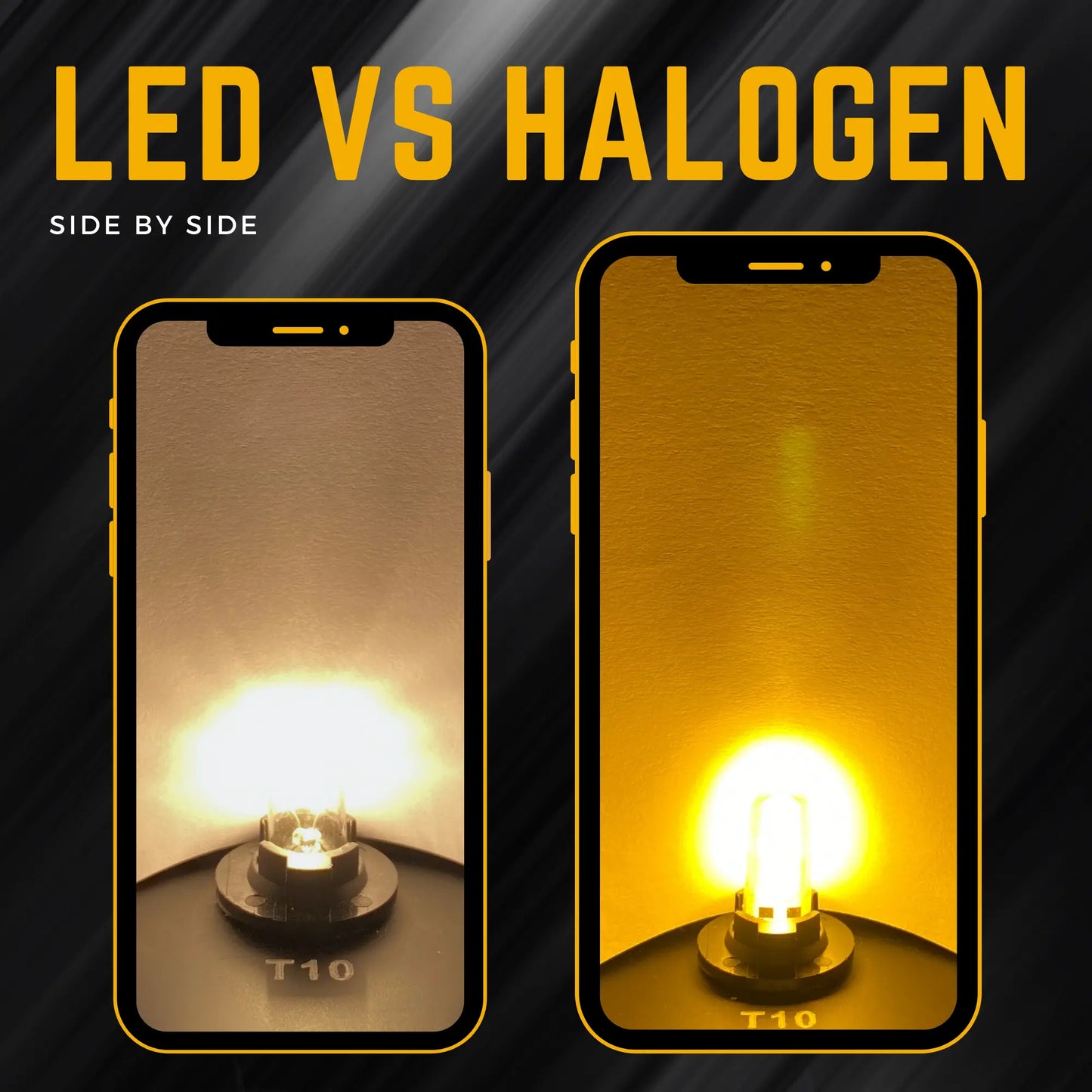 T10 Led vs Halogen  - Argo